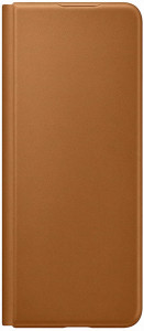 Galaxy Z Fold 3; Leather Flip Cover; Camel