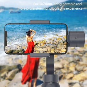 Gimbal pentru Telefon cu Inception Mode si Zoom Inteligent - Techsuit (F10 Pro) - Black - Img 5