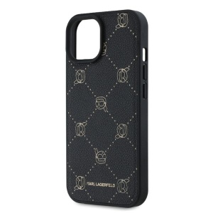 Husa iPhone 15 - Karl Lagerfeld Leather MagSafe (KLHMP15SPGKHPHK) - Karl Head - Img 2