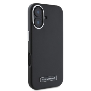 Husa iPhone 16 Plus - Karl Lagerfeld Leather MagSafe (KLHMP16MPGMSRPK) - FW Metal Plate - Img 6
