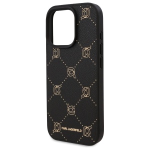 Husa iPhone 16 Pro Max - Karl Lagerfeld Leather MagSafe (KLHMP16XPGKHPHK) - Karl Head - Img 4