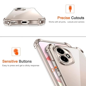 Husa pentru Honor 400 - Techsuit Shockproof Clear Silicone - Clear - Img 6
