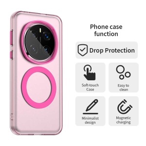 Husa pentru Honor Magic7 Pro - Techsuit CandyCase MagSafe - Pink - Img 4