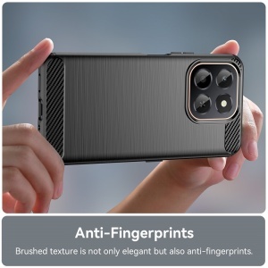 Husa pentru Honor X6c - Techsuit Carbon Silicone - Black - Img 3