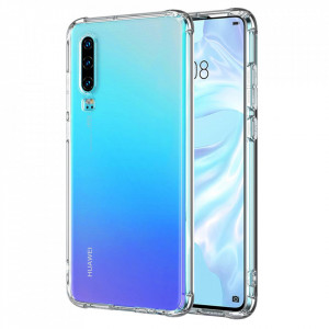 Husa pentru Huawei P30 - Techsuit Shockproof Clear Silicone - Clear - Img 2
