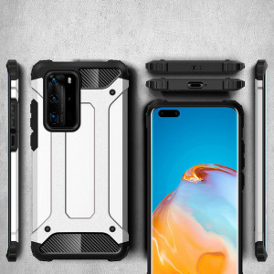 Husa pentru Huawei P40 Pro - Techsuit Hybrid Armor - Black - Img 5