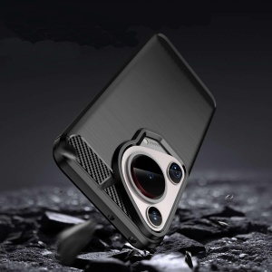 Husa pentru Huawei Pura 70 Ultra - Techsuit Carbon Silicone - Blue - Img 5