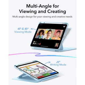 Husa pentru iPad Air 4 (2020) / Air 5 (2022) / Air 11 (2024) / Air 11 (2025) - ESR FlipÂ Hybrid (with Pencil Holder) - Sky Blue - Img 3