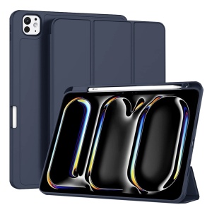 Husa pentru iPad Pro 11 (2024) - Techsuit Flex Trifold - Dark Blue - Img 1