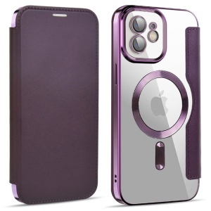 Husa pentru iPhone 11 - Techsuit SmartMag Book Case - Purple - Img 2