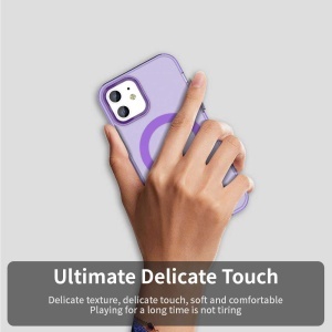Husa pentru iPhone 12 / iPhone 12 Pro - Techsuit CandyCase MagSafe - Purple - Img 4