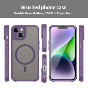 Husa pentru iPhone 13 - Techsuit HaloFrost II MagSafe - Purple - Img 3