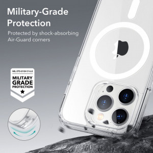 Husa pentru iPhone 14 Pro - ESR Classic Hybrid HaloLock - Clear - Img 5