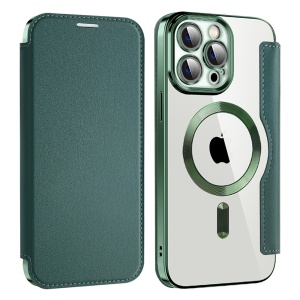 Husa pentru iPhone 14 Pro Max - Techsuit SmartMag Book Case - Green - Img 2