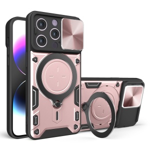 Husa pentru iPhone 14 Pro - Techsuit CamGuard Pro - Rose Gold - Img 1
