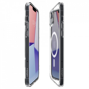 Husa pentru iPhone 14 - Spigen Ultra Hybrid MagSafe - White - Img 2
