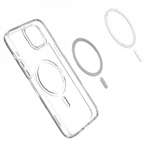 Husa pentru iPhone 14 - Spigen Ultra Hybrid MagSafe - White - Img 7
