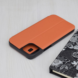 Husa pentru iPhone 15 Plus - Techsuit eFold Series - Orange - Img 2