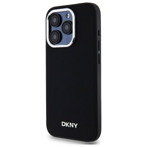 Husa pentru iPhone 15 Pro - DKNY Hardcase Plain Logo MagSafe (DKHMP15LPSCMCLK) - Black - Img 6