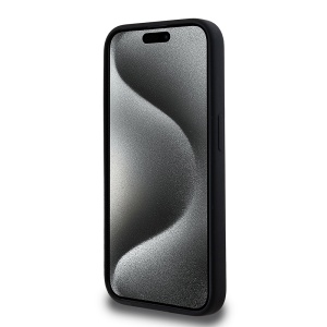 Husa pentru iPhone 15 Pro - Karl Lagerfeld Silicone MagSafe (KLHMP15LSCMKCRHK) - Karl&Choupette - Img 4