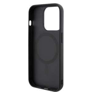 Husa pentru iPhone 15 Pro Max - Guess GCube Stripes MagSafe (GUHMP15XHGCFSEK) - Black - Img 5