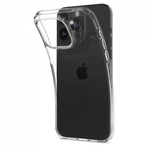 Husa pentru iPhone 15 Pro - Spigen Liquid Crystal - Clear - Img 6