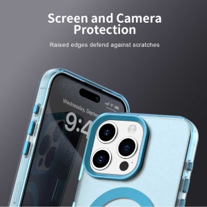Husa pentru iPhone 15 Pro - Techsuit CandyCase MagSafe - Blue - Img 6