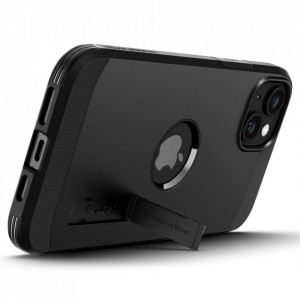 Husa pentru iPhone 15 - Spigen Tough Armor MagSafe - Black - Img 4