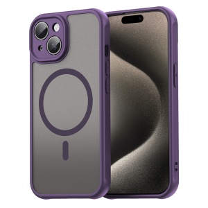 Husa pentru iPhone 15 - Techsuit HaloFrost II MagSafe - Purple - Img 1