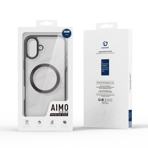 Husa pentru iPhone 16 - Dux Ducis Aimo MagSafe Series - Black - Img 7