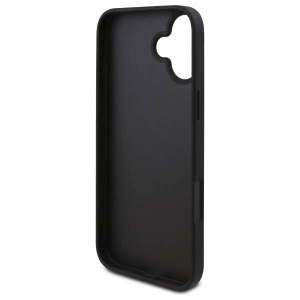 Husa pentru iPhone 16 - Guess Hardcase 4G Triangle Metal Logo (GUHCP16SPG4GPK) - Black - Img 6