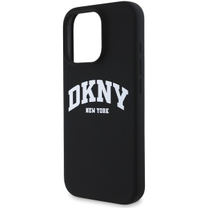 Husa pentru iPhone 16 Pro Max - DKNY Hardcase Silicone White Printed Logo MagSafe (DKHMP16XSNYACH) - Black - Img 5