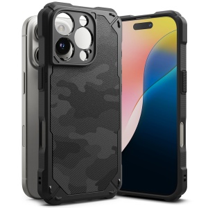 Husa pentru iPhone 16 Pro Max - Ringke Rugged Gear - Camo Black - Img 4