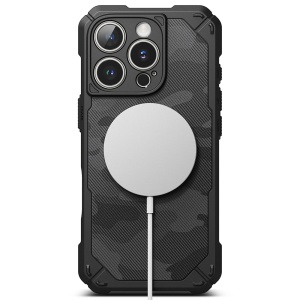 Husa pentru iPhone 16 Pro Max - Ringke Rugged Gear MagSafe - Camo Black - Img 2