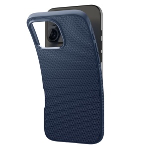 Husa pentru iPhone 16 Pro Max - Spigen Liquid Air - Navy Blue - Img 3