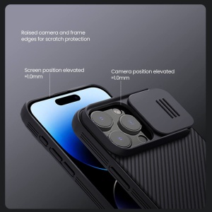 Husa pentru iPhone 16 Pro - Nillkin CamShield Pro Magnetic - Green - Img 7