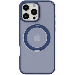 Husa pentru iPhone 16 Pro - Torras Ostand Pro Series - Navy Blue - Img 2
