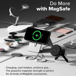 Husa pentru iPhone 16 - Ringke Fusion X MagSafe - Black - Img 6