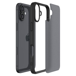 Husa pentru iPhone 16 - Spigen Ultra Hybrid - Frost Black - Img 4