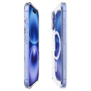 Husa pentru iPhone 16 - Spigen Ultra Hybrid T MagSafe - White - Img 6