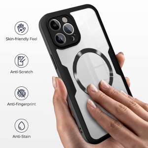 Husa pentru iPhone 17 Air + Folie - Techsuit ColorVerse 360 MagSafe Series - Black - Img 4
