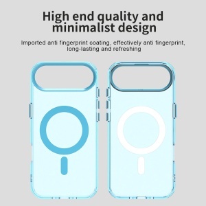 Husa pentru iPhone 17 Air - Techsuit CandyCase MagSafe - Blue - Img 6