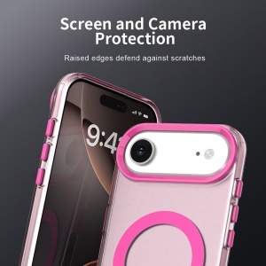 Husa pentru iPhone 17 Air - Techsuit CandyCase MagSafe - Pink - Img 2