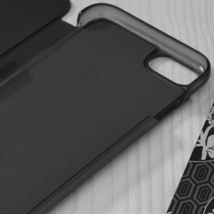 Husa pentru iPhone 6 / 6s / 7 / 8 / SE 2, SE 2020 / SE 3, SE 2022 - Techsuit eFold Series - Black - Img 3