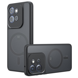 Husa pentru Motorola Edge 50 Neo / Motorola ThinkPhone 25 - Techsuit PureFrost MagSafe - Frosted Black - Img 1