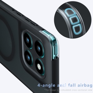 Husa pentru Motorola Edge 50 Neo / Motorola ThinkPhone 25 - Techsuit PureFrost MagSafe - Frosted Black - Img 2