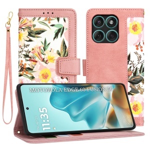 Husa pentru Motorola Edge 60 / Edge 60 Fusion - Techsuit FlipCraft - Sweetheart Pink
