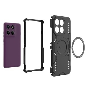 Husa pentru Motorola Edge 60 Pro - Techsuit ArmorMag Case - Black - Img 5