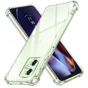 Husa pentru Motorola Moto G54 Power Edition / G64 - Techsuit Shockproof Clear Silicone - Clear - Img 8