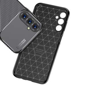 Husa pentru Samsung Galaxy A05s - Techsuit CarbonFiber - Black - Img 5